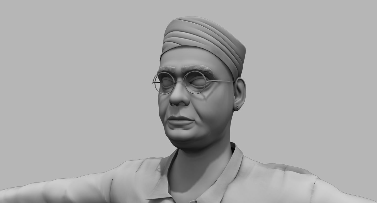 old man 3d model 3D model_1