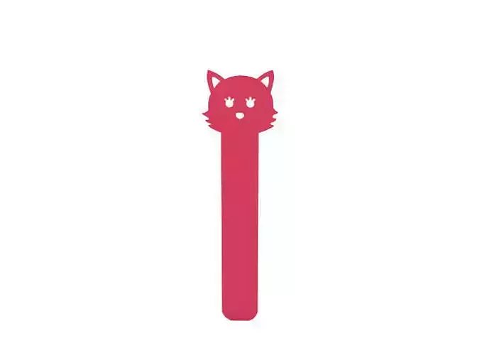 Bookmark cat shaped toothpick