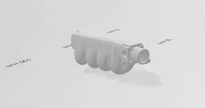 SR20 redtop intake manifold 3D print model