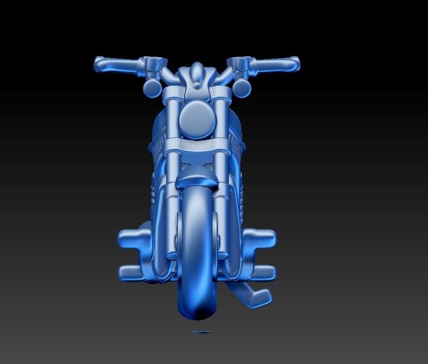 Harley Davidson V-Rod 3D print model_3