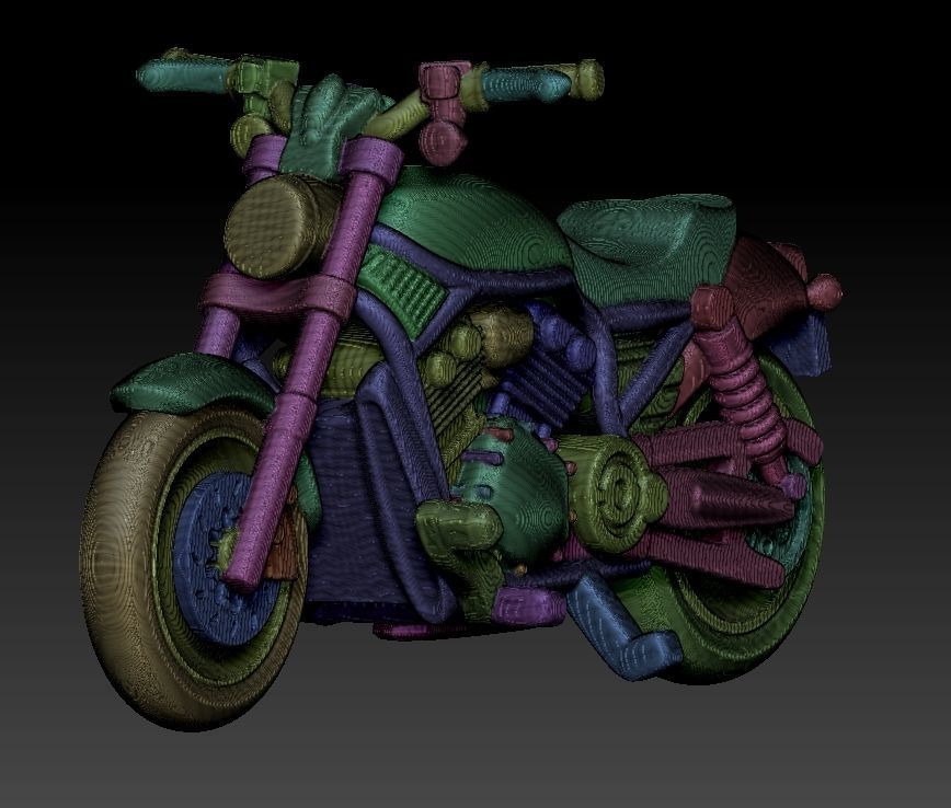 Harley Davidson V-Rod 3D print model_4
