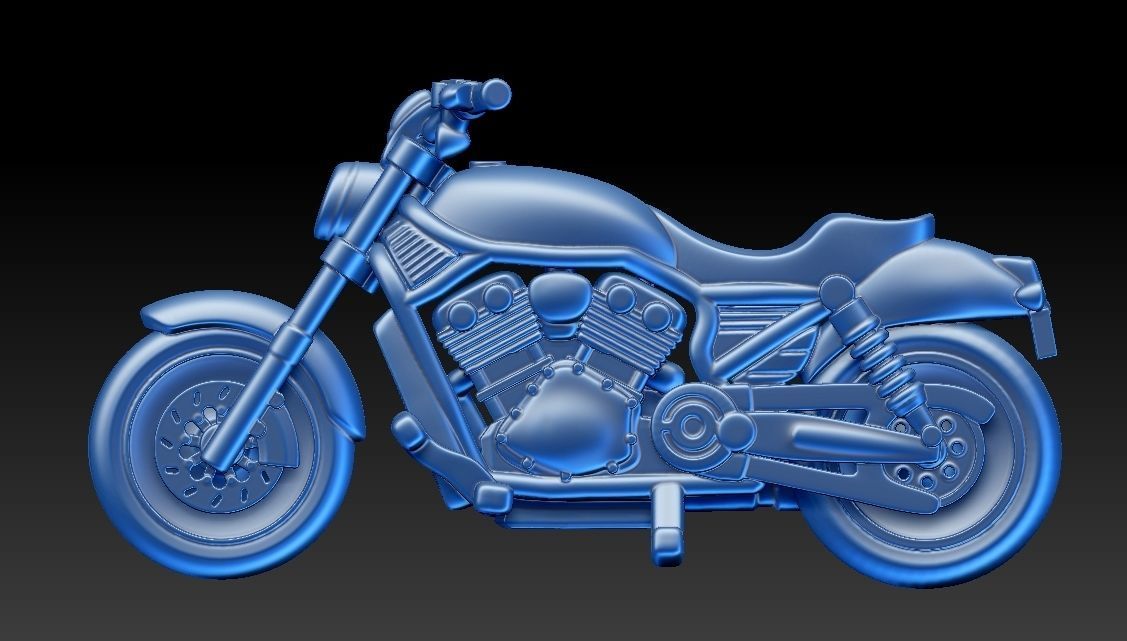 Harley Davidson V-Rod 3D print model_5