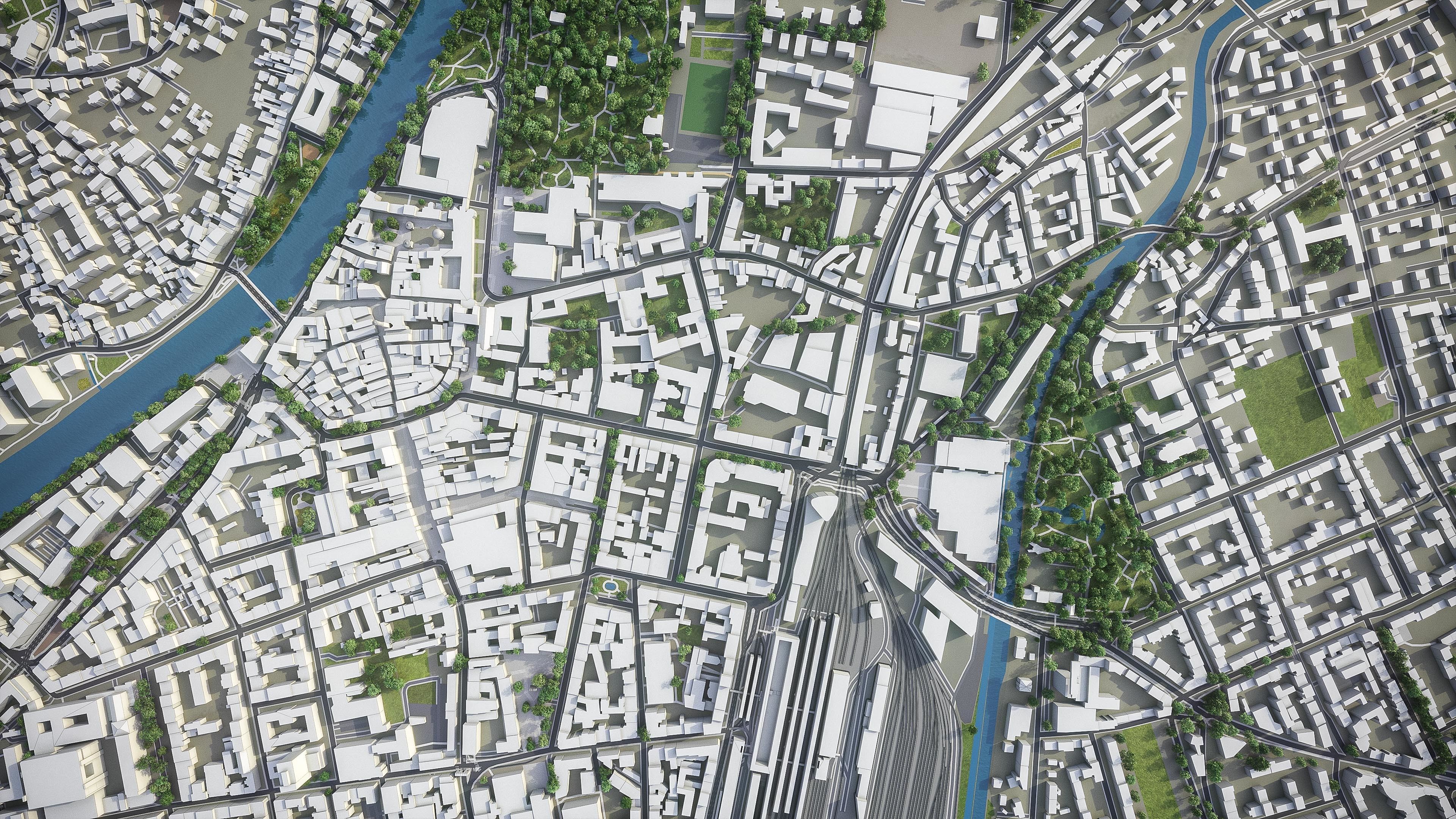 Innsbruck - 3D City Model Low-poly 3D model_7