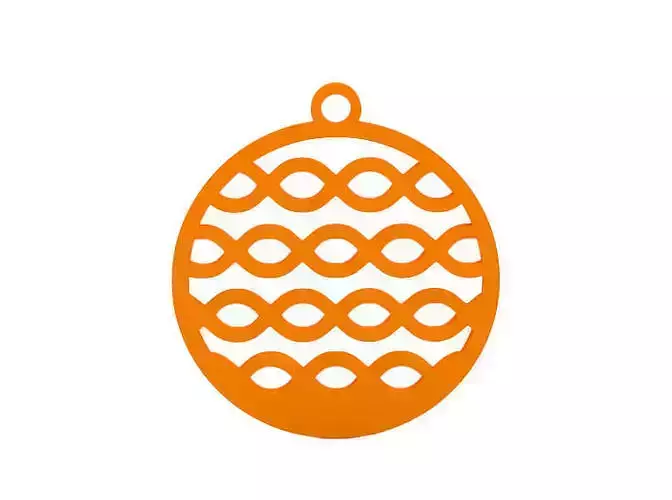 Earring easter egg ornament