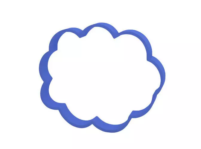 Cookie cutter 3D print model_0