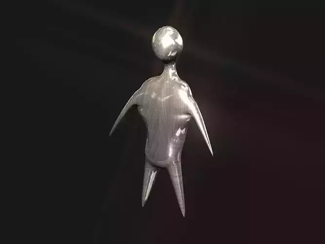 Simple Human male Figure Low-poly 3D model Simple Human male Figure Low-poly 3D model