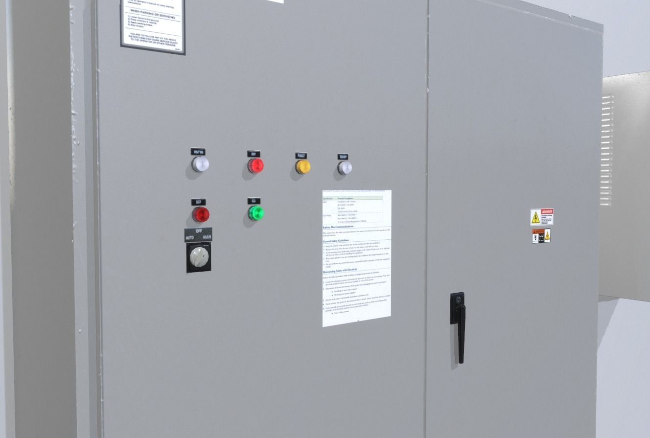 Factory control panels Low-poly 3D model_5