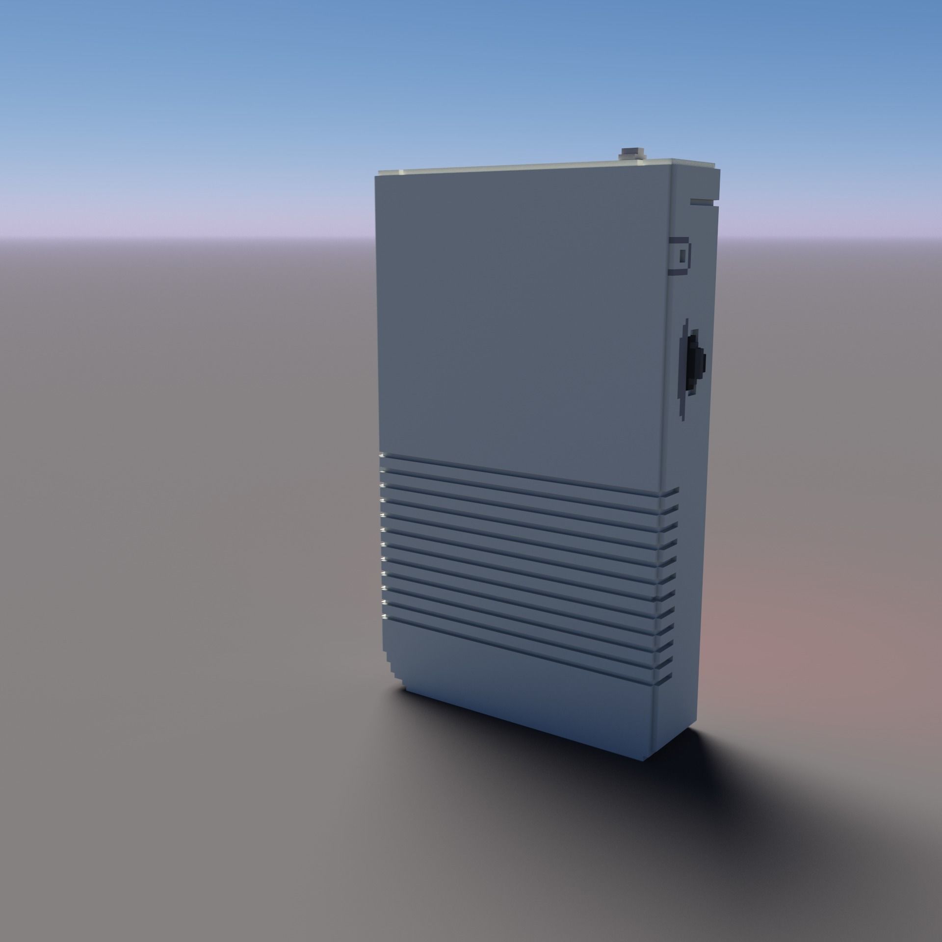 Voxel Game Boy Nintendo  Low-poly 3D model_5