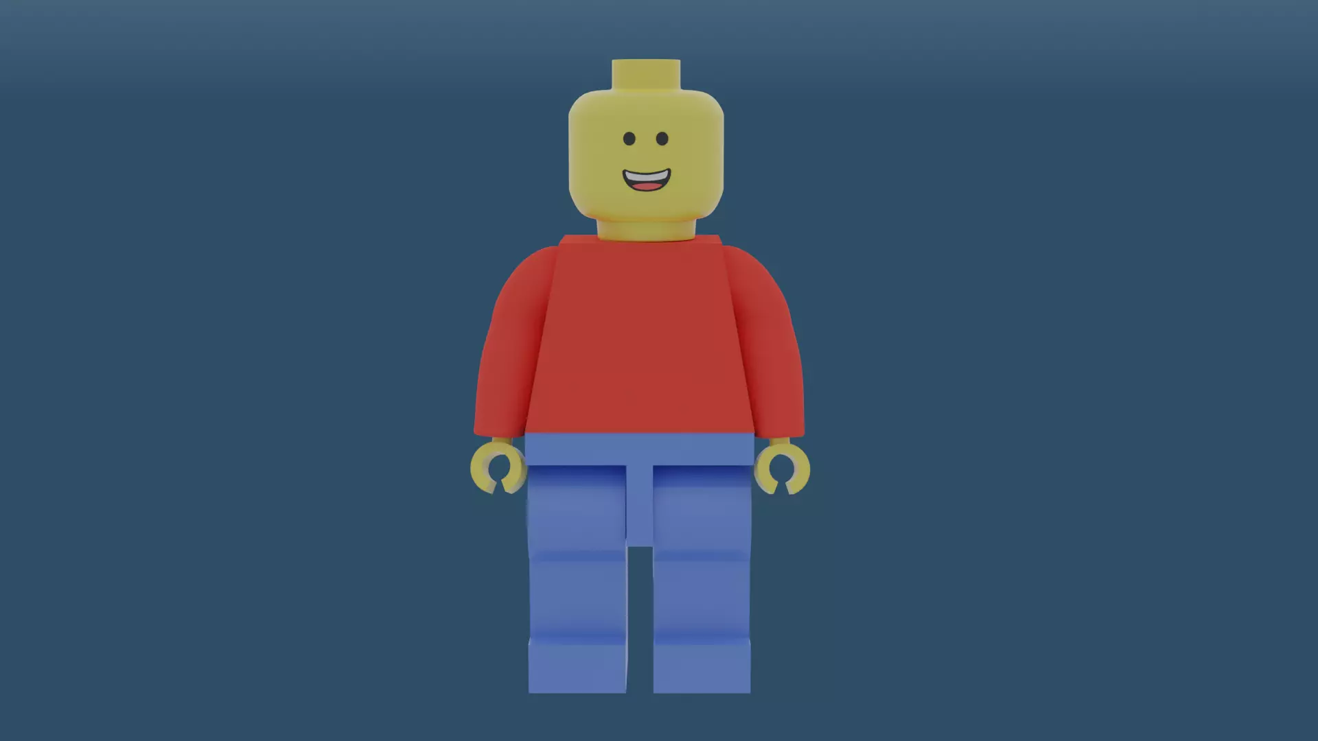 Lego Man Free 3D model_0