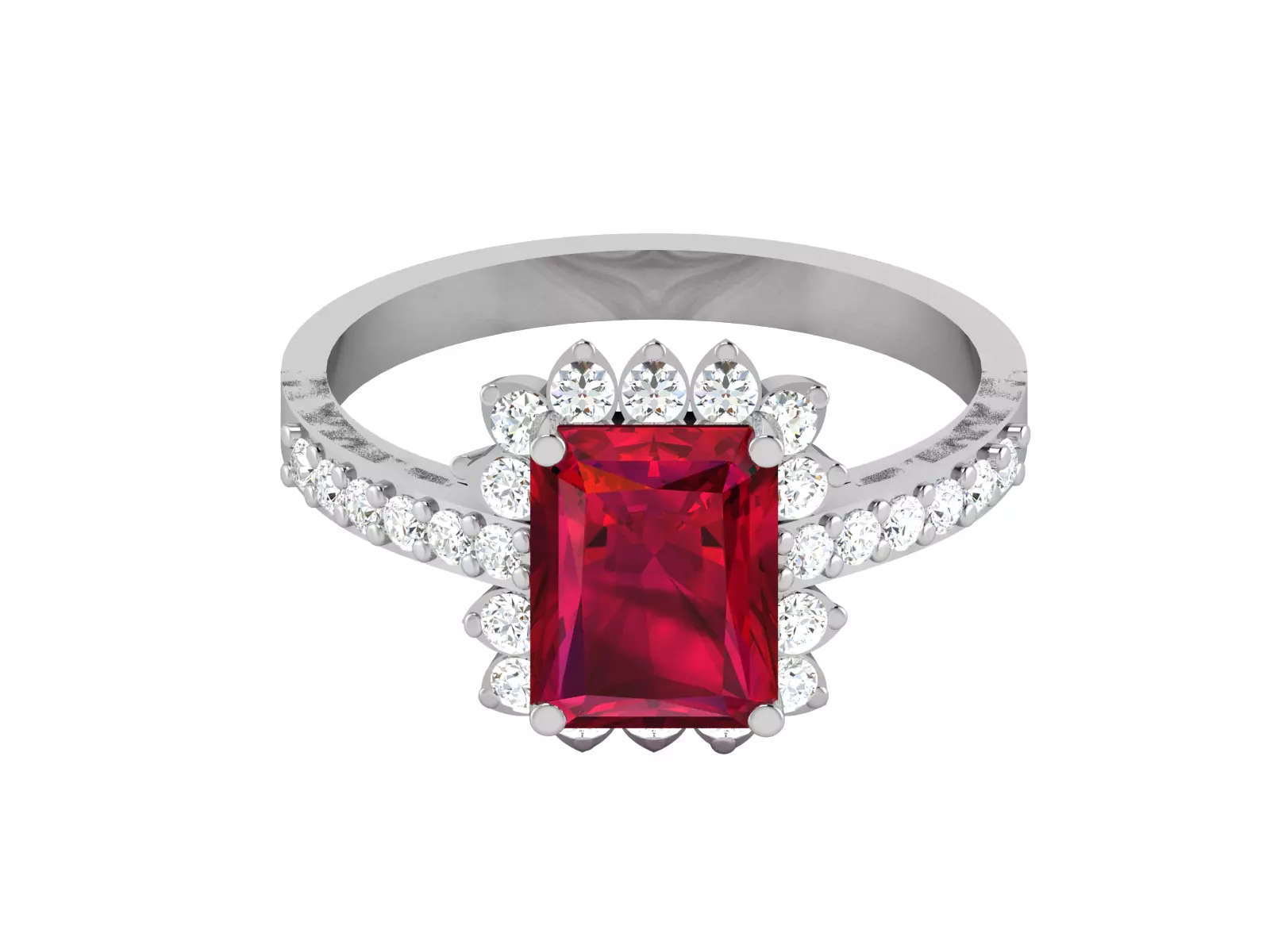 Women Ring 3dm render detail 3D print model
