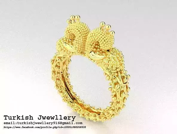 Peacock Ring Beautiful and decent