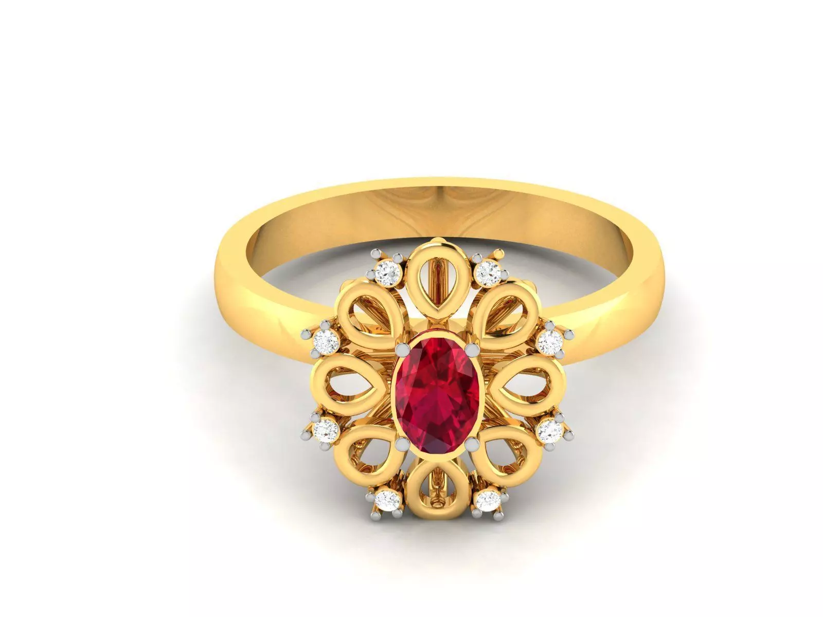 Women Ring 3dm render detail 3D print model