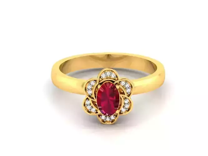 Women Ring 3dm render detail