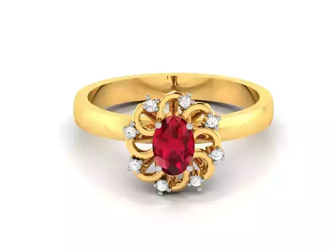 Women Ring 3dm render detail