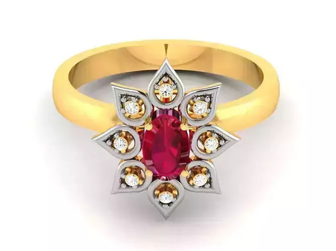 Women Ring 3dm render detail