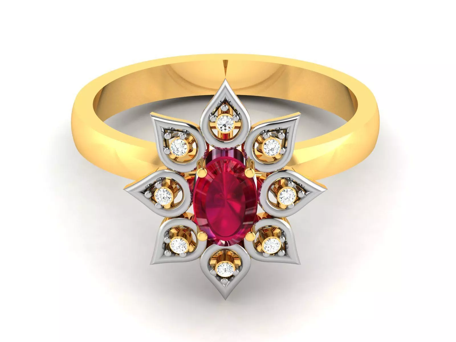 Women Ring 3dm render detail 3D print model