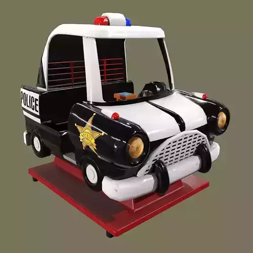 Police Coin Operated Ride  Low-poly 3D model