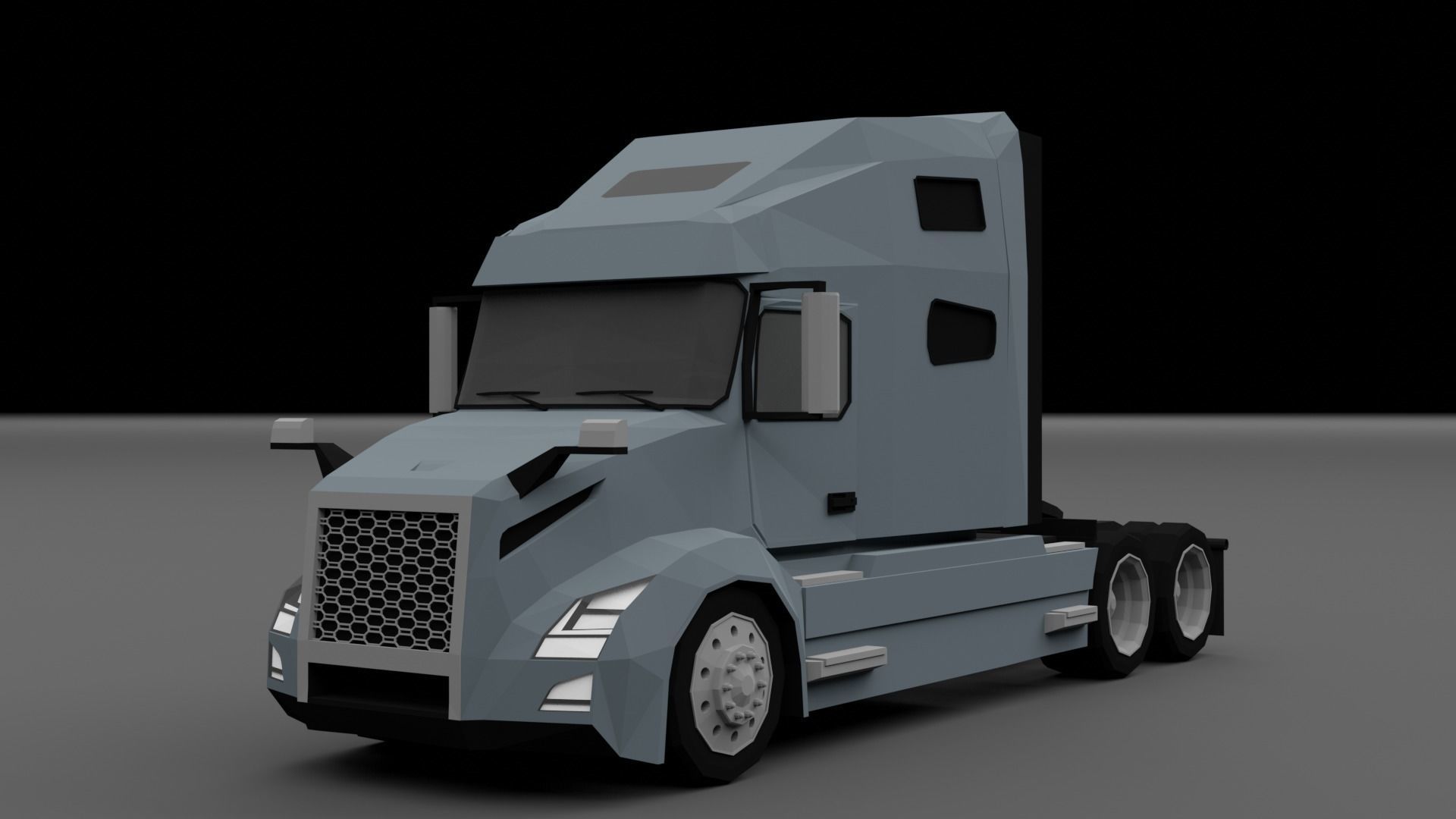 LOW POLY - TRUCK PACK  Low-poly 3D model_7