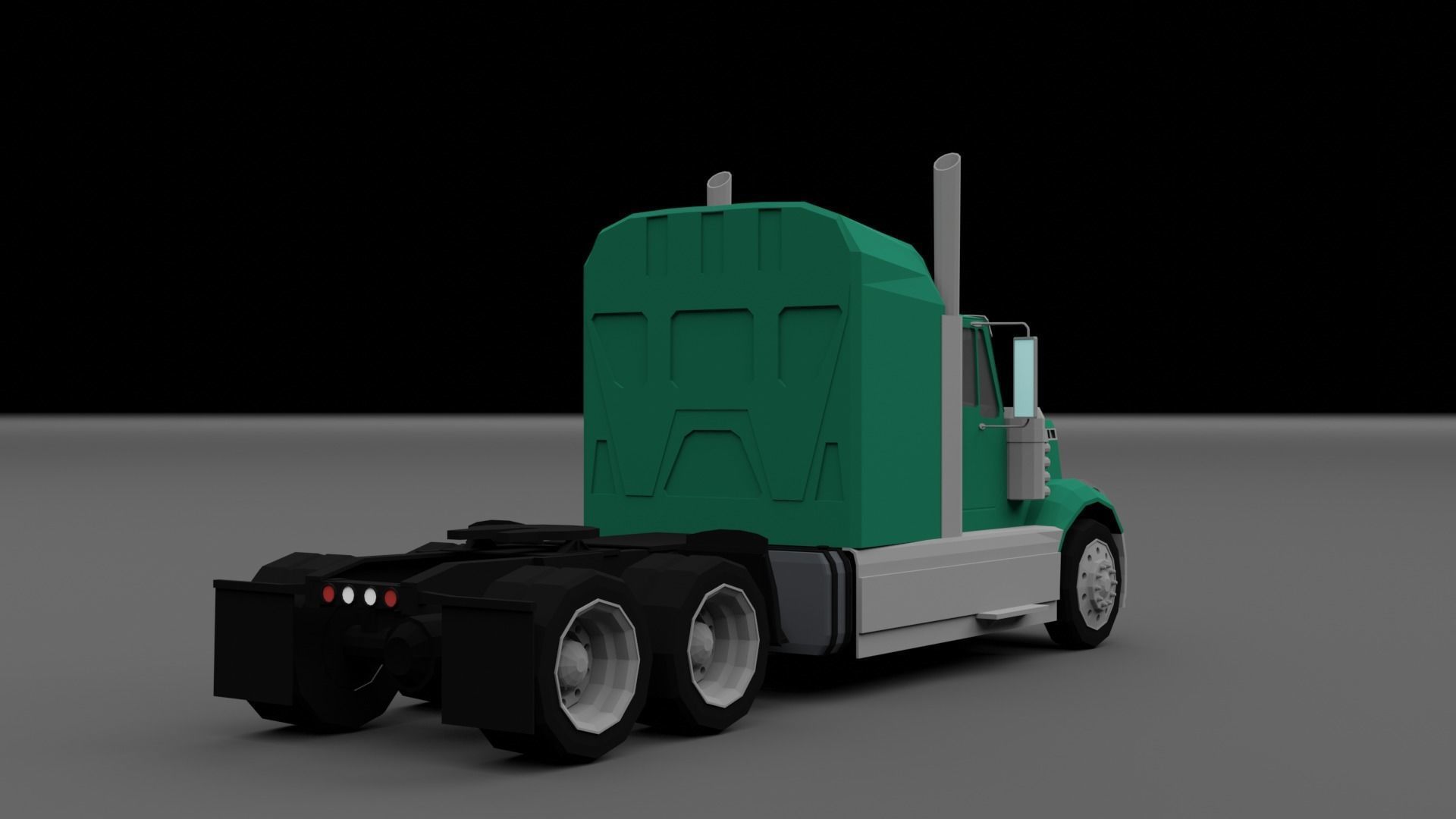 LOW POLY - TRUCK PACK  Low-poly 3D model_10