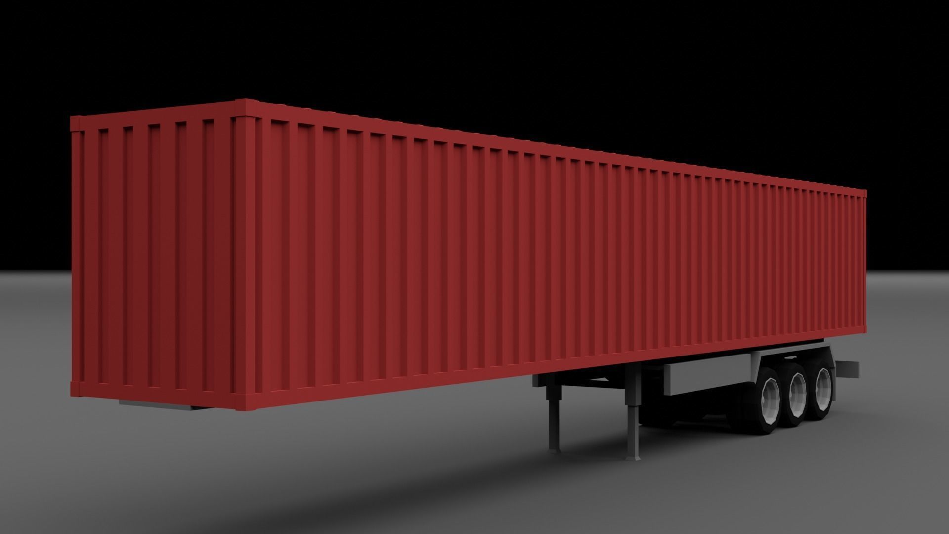 LOW POLY - TRUCK PACK  Low-poly 3D model_13