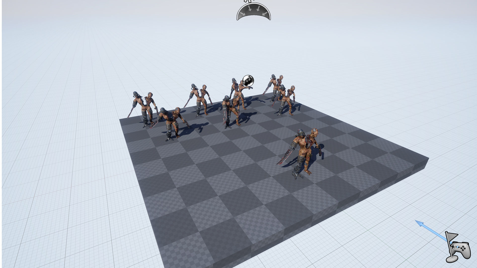 Cyber Monsters 2 Low-poly 3D model_29