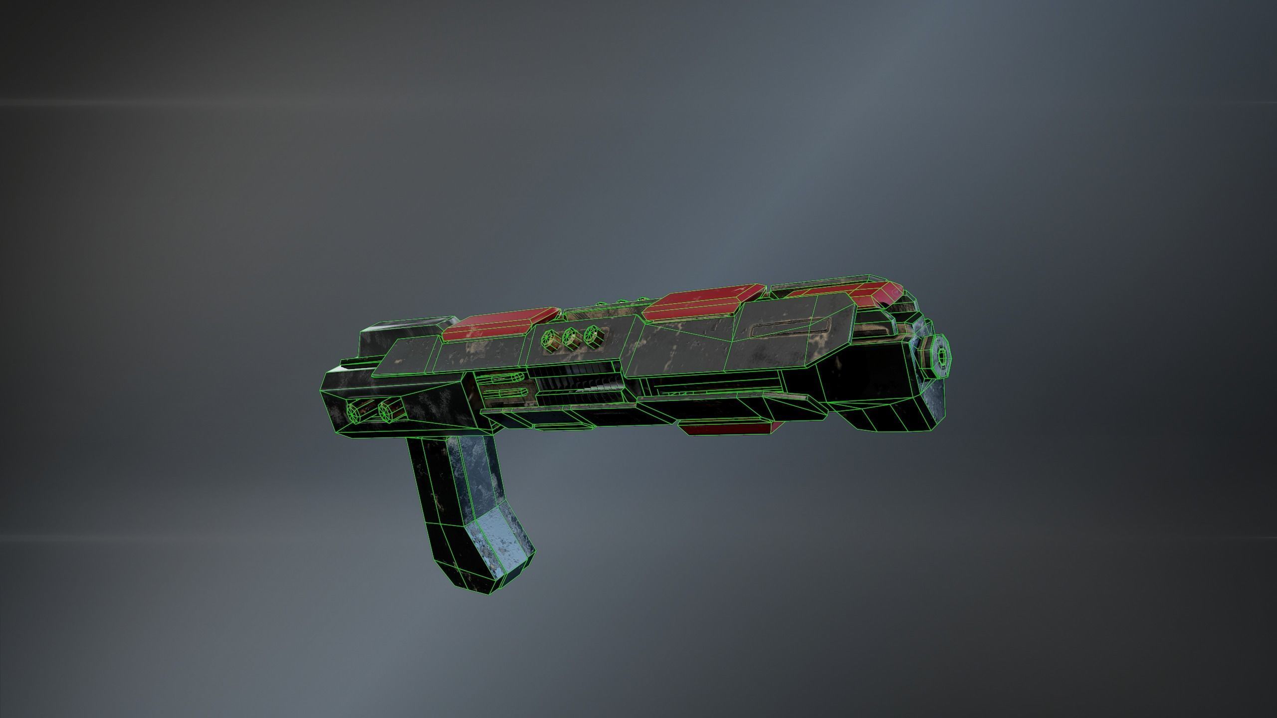 Cyber Monsters 2 Low-poly 3D model_23