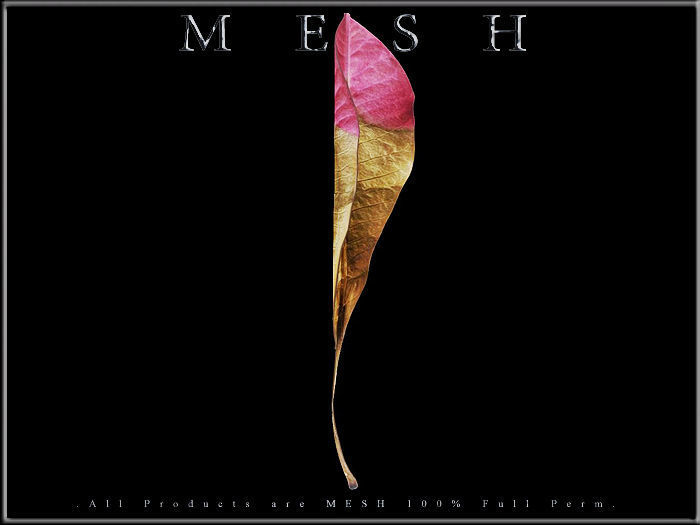 Autumn Leaf 02 - Curved Low-poly 3D model_2