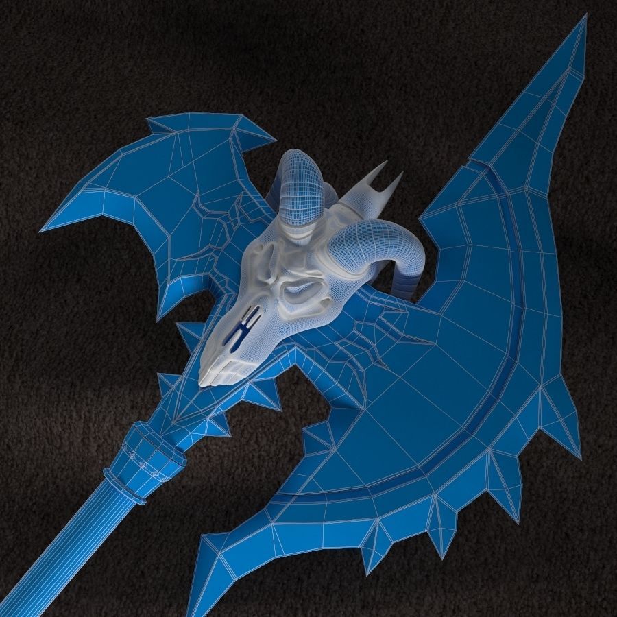 WOW Shadowmourne The legendary two-handed axe 3D model_13