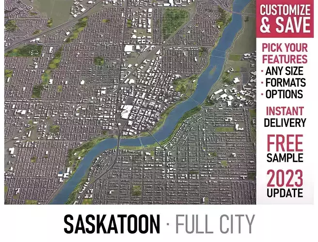 Saskatoon - 3D City Model