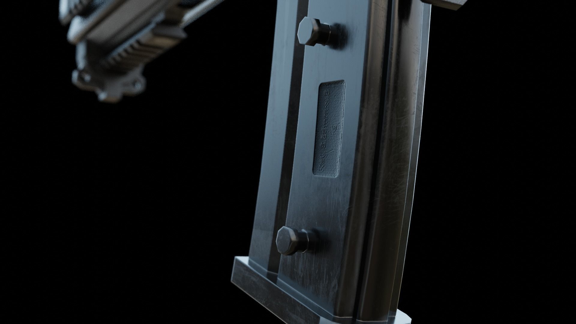 g36 c - low poly - Heckler Koch Low-poly 3D model_26