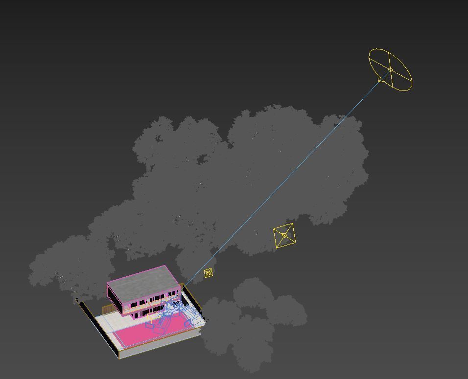 Exterior House Scene 2 3D model_15