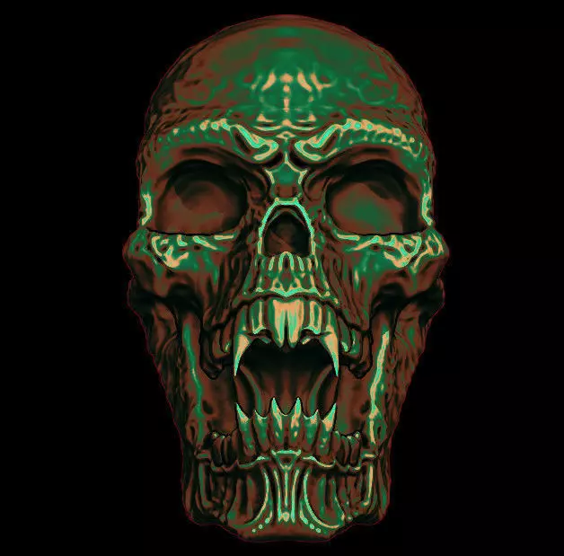 Skull 3D model
