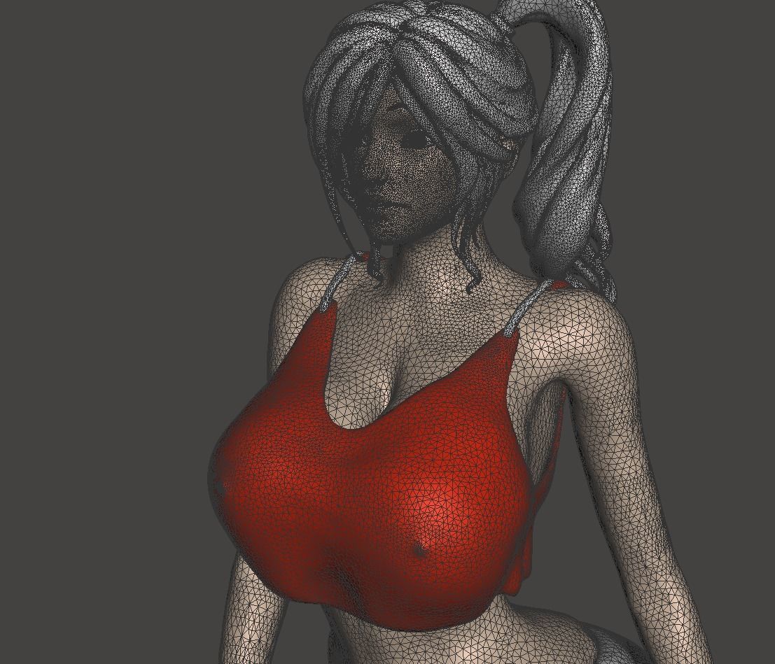 Sexy woman 3D print model_5