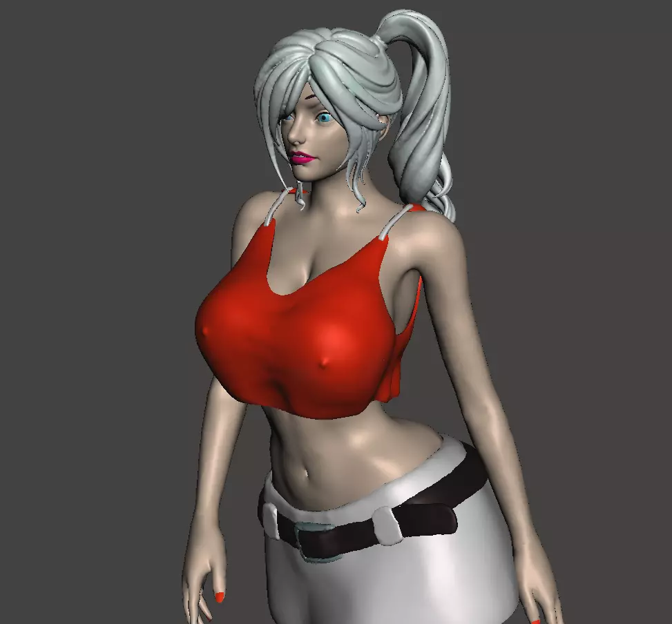 Sexy woman 3D print model_0