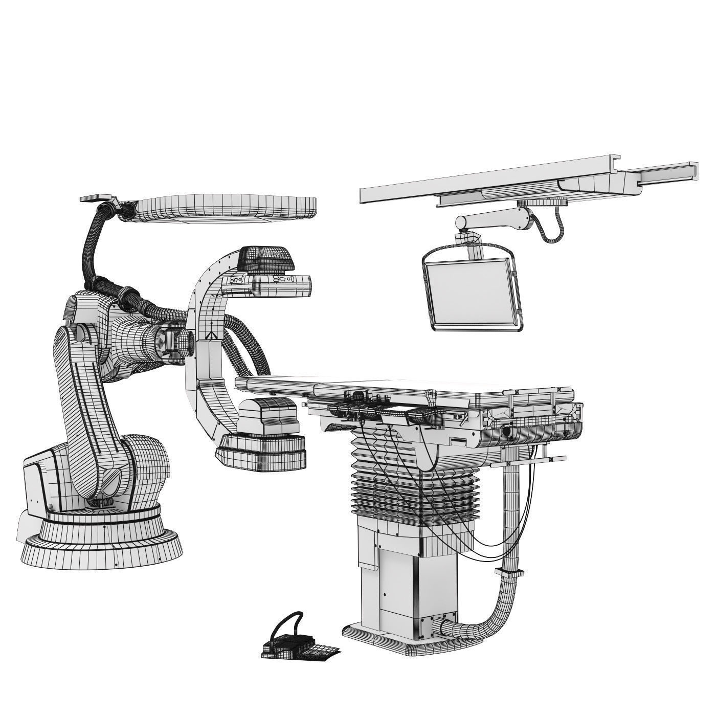Artis zeego angiography system Siemens 3D model_8