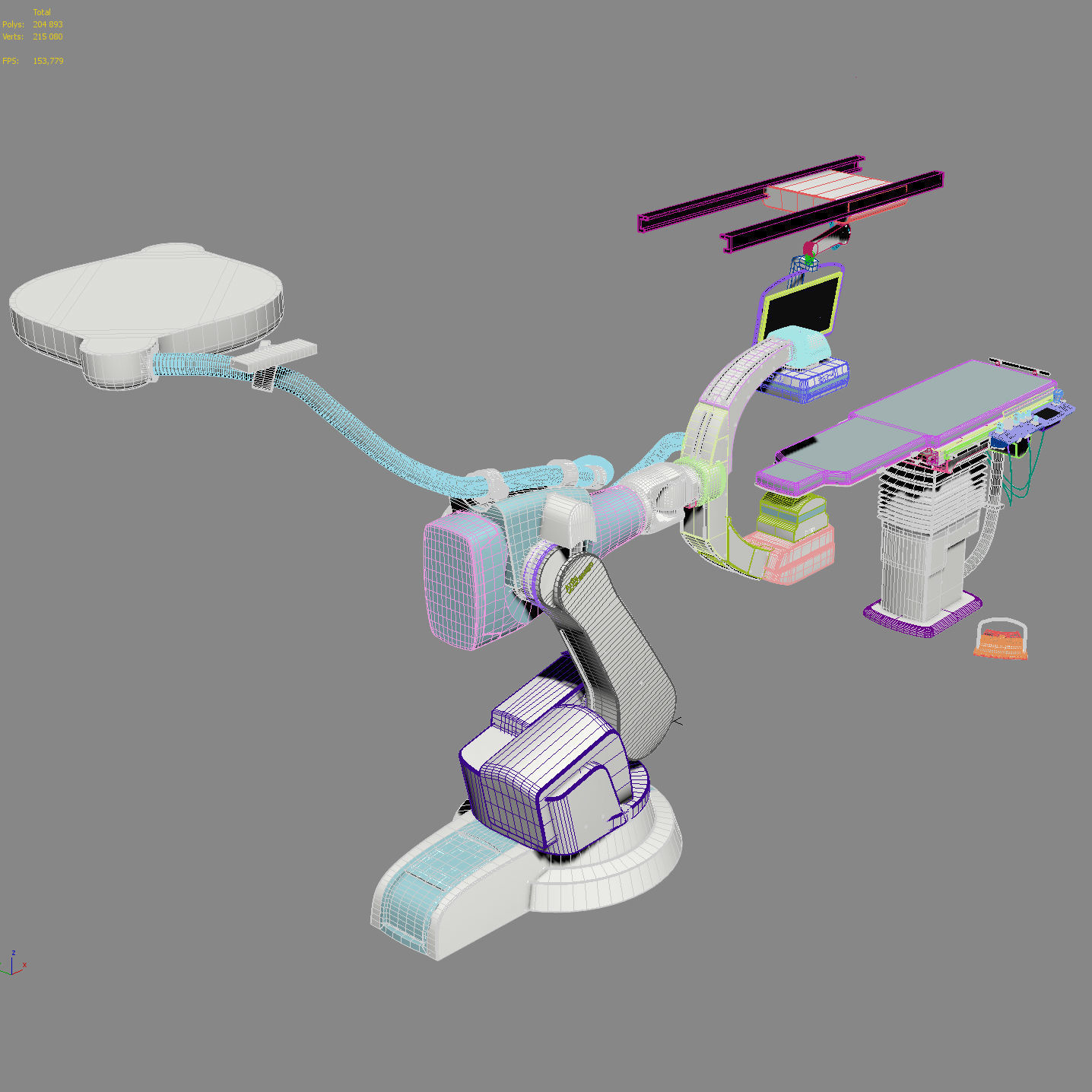 Artis zeego angiography system Siemens 3D model_14