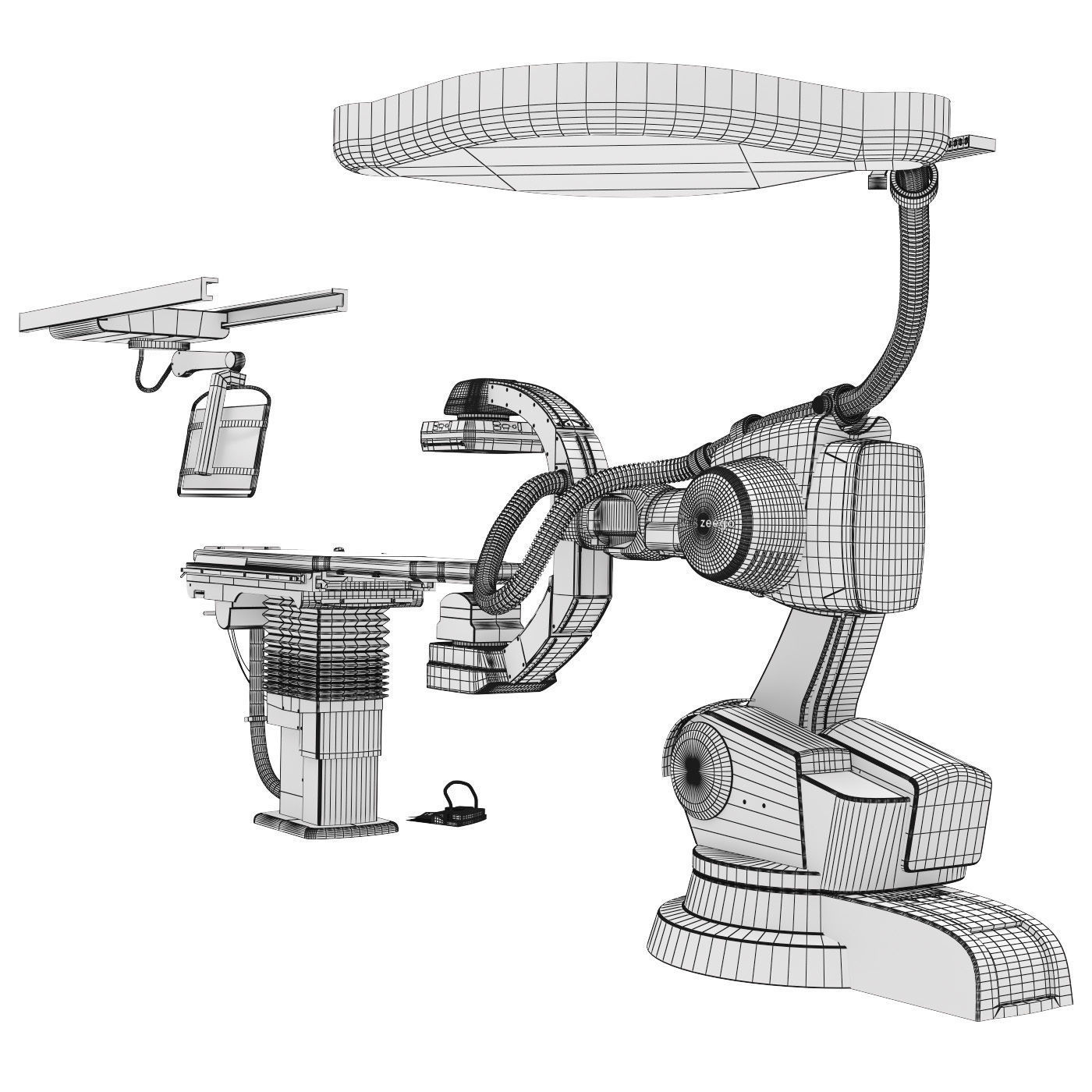 Artis zeego angiography system Siemens 3D model_9