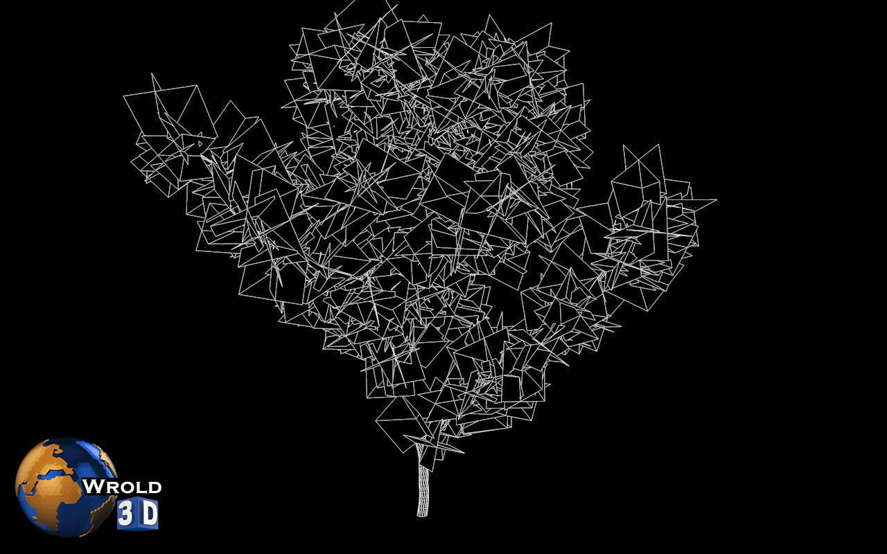 Realistic Dead Tree 3d model Low-poly 3D model_5