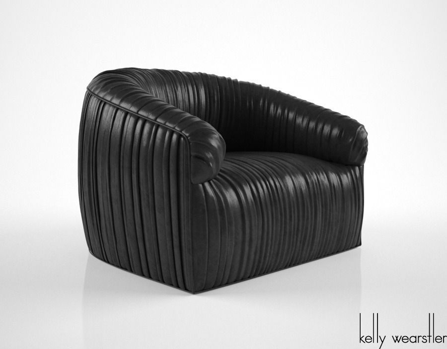 Kelly Wearstler Souffle Club Chair 3D model_1