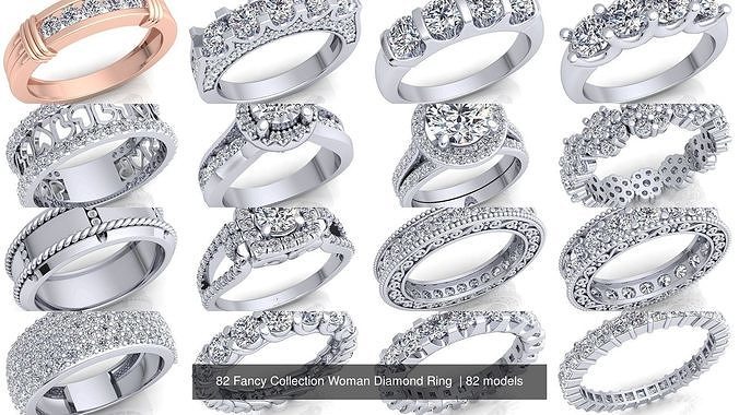 82 Fancy Collection Woman Diamond Ring  