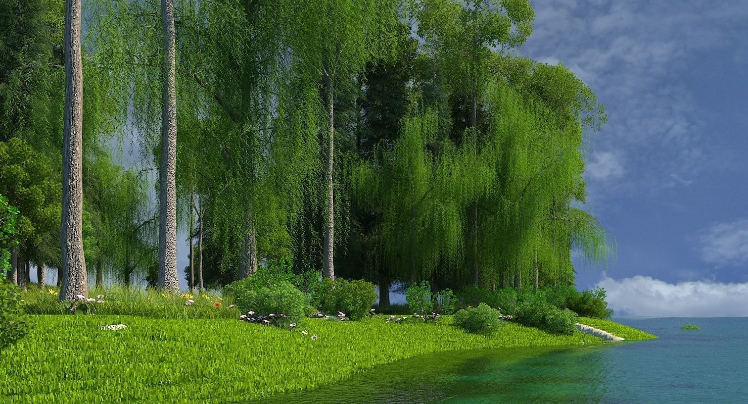 Golf Course 02 3D model_3