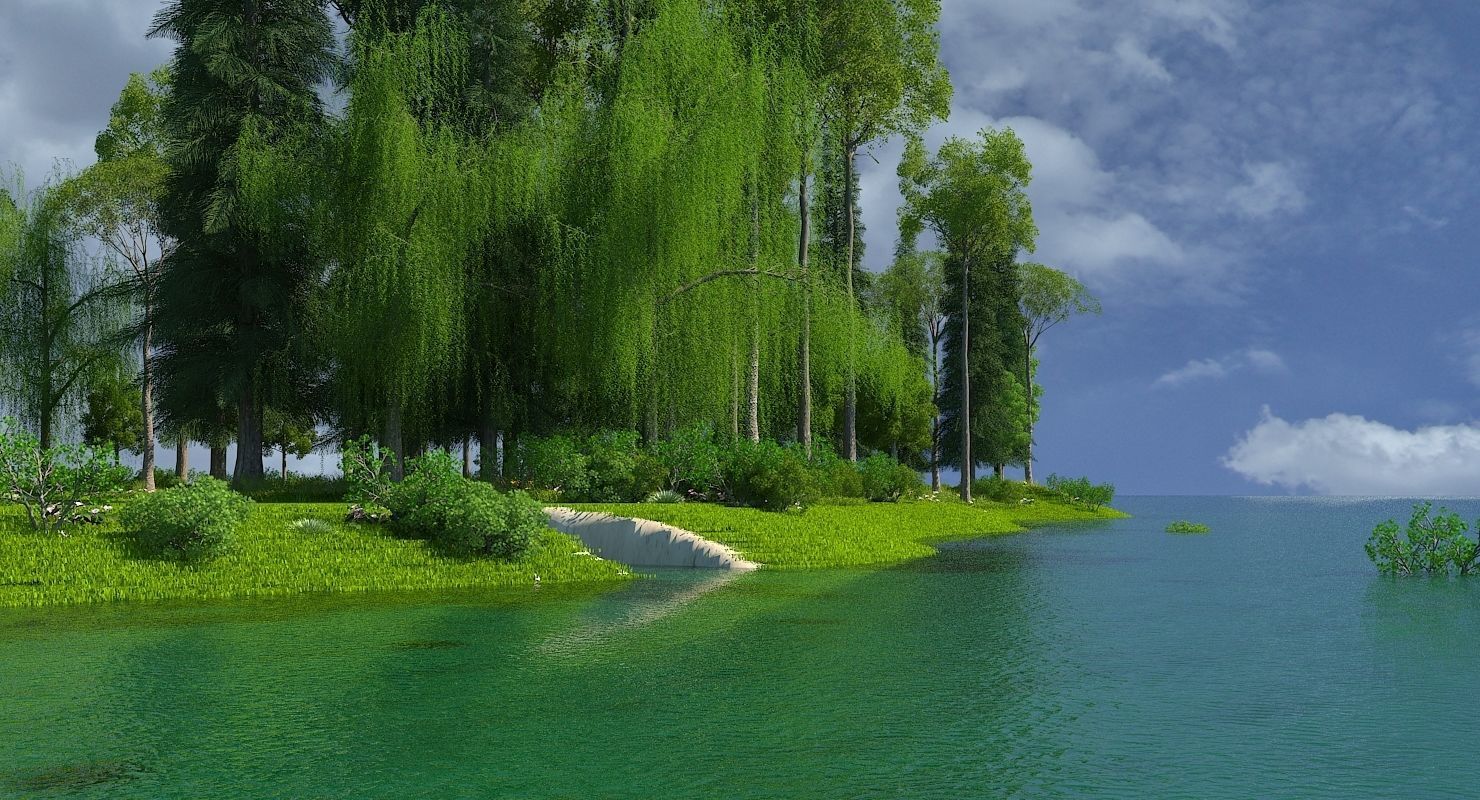 Golf Course 02 3D model_6