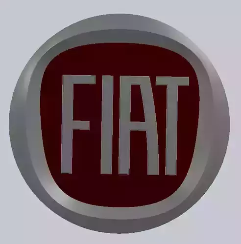 FIAT logo 3D print model