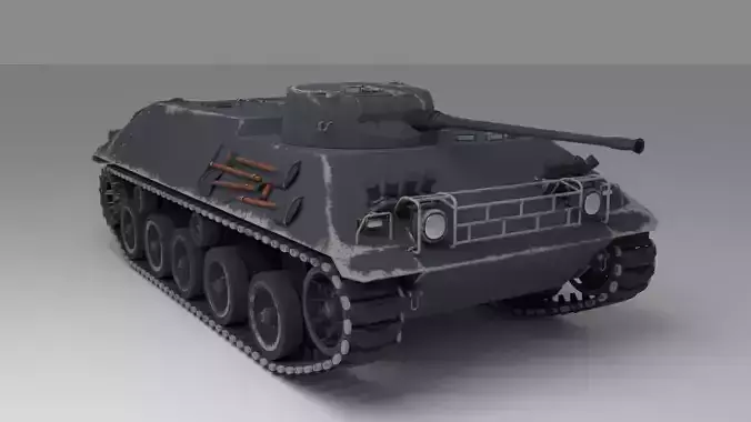 3d model tank german 3D print model