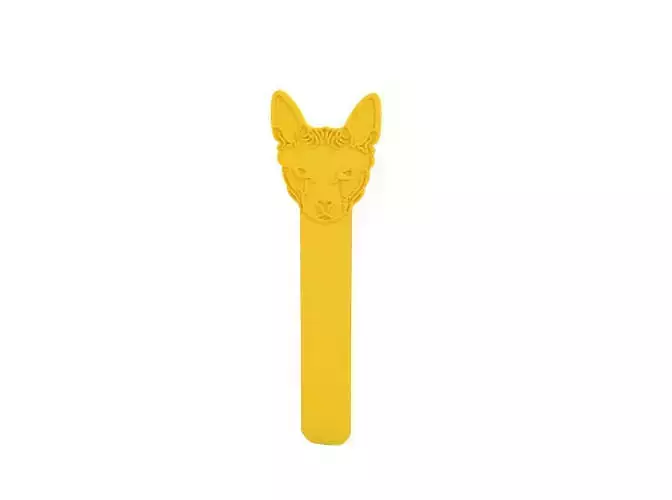 Bookmark toothpick with llama head