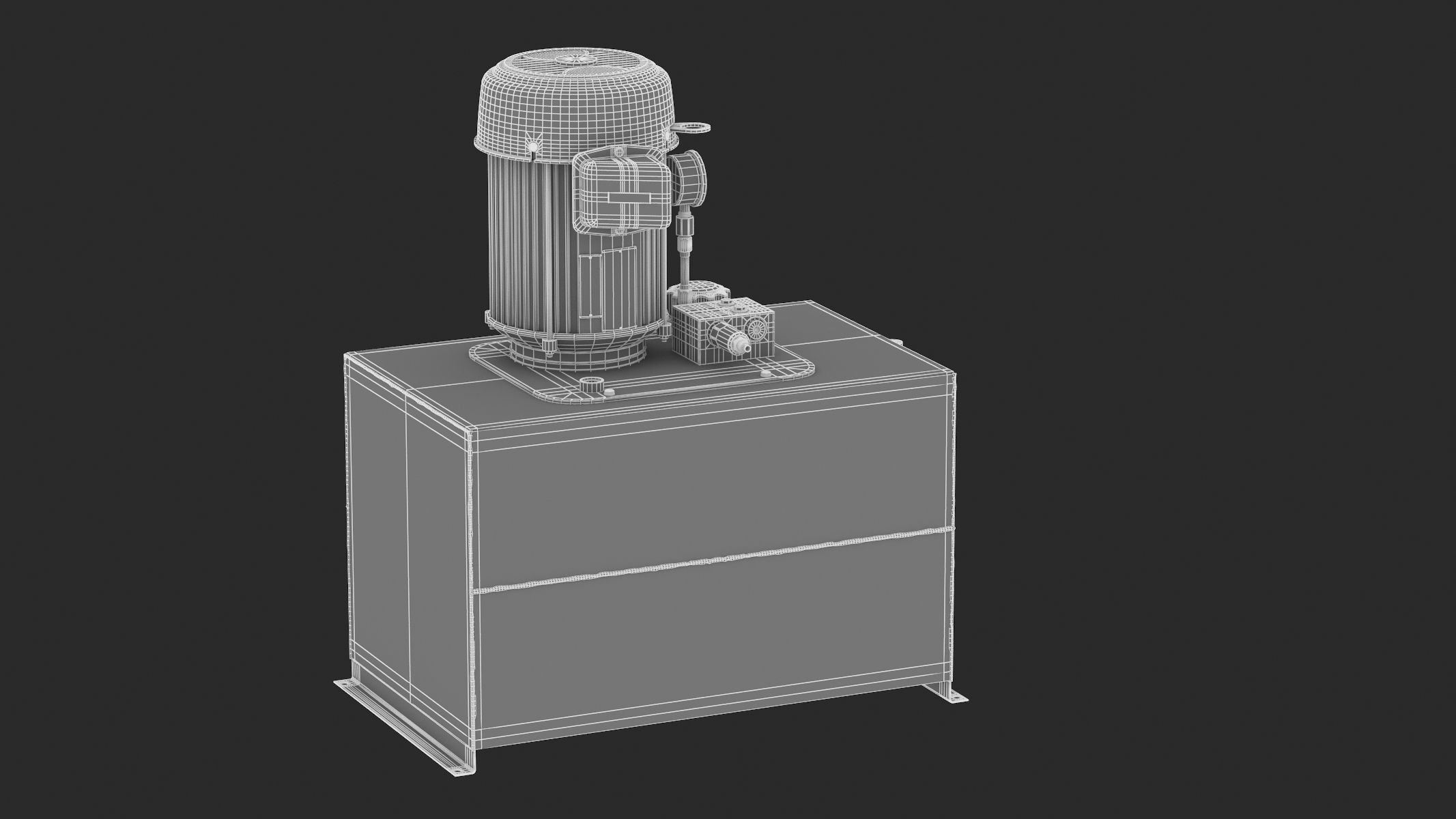 Haldex AC Hydraulic Power System Self-Contained 3D model_27