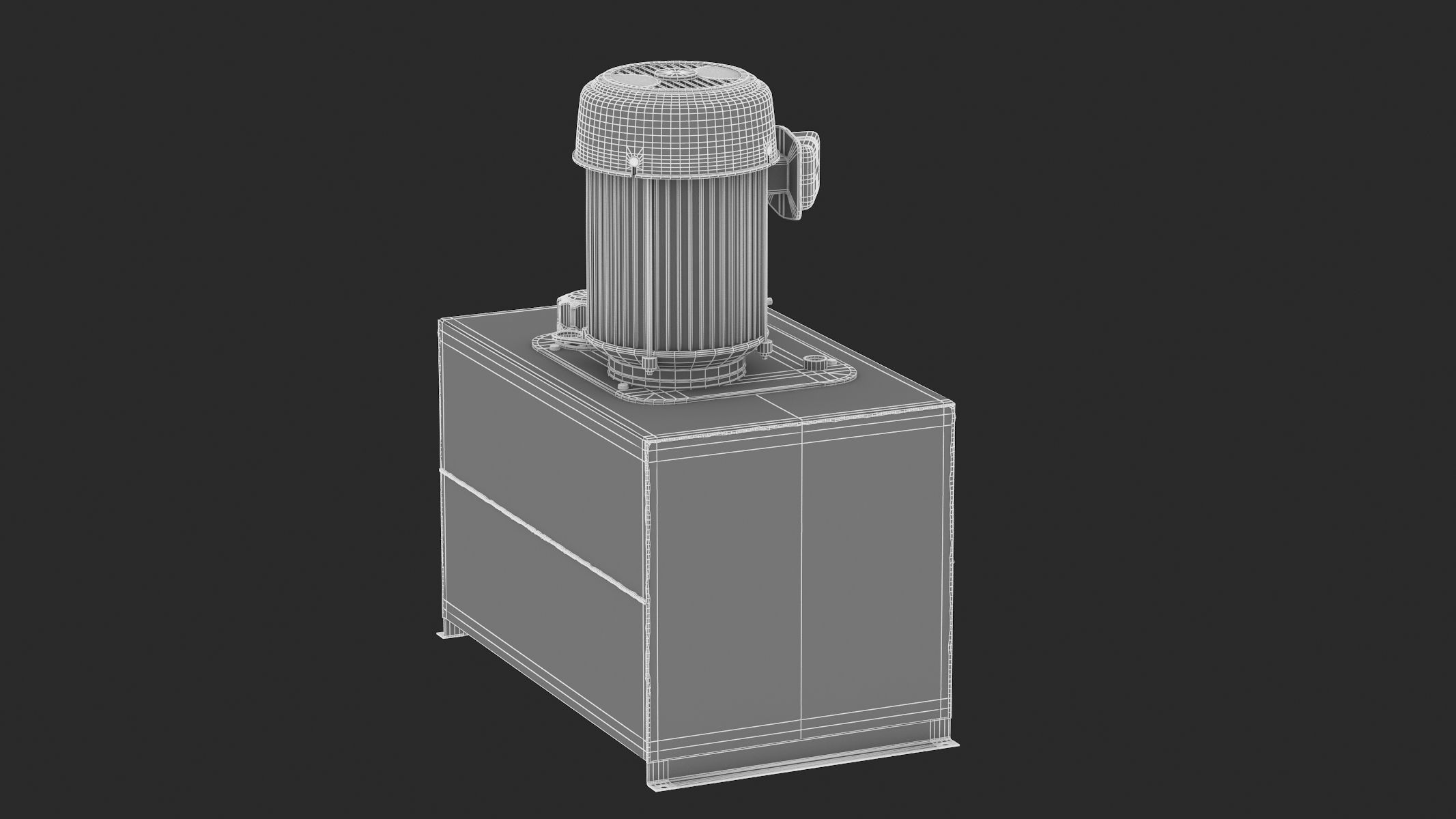 Haldex AC Hydraulic Power System Self-Contained 3D model_24