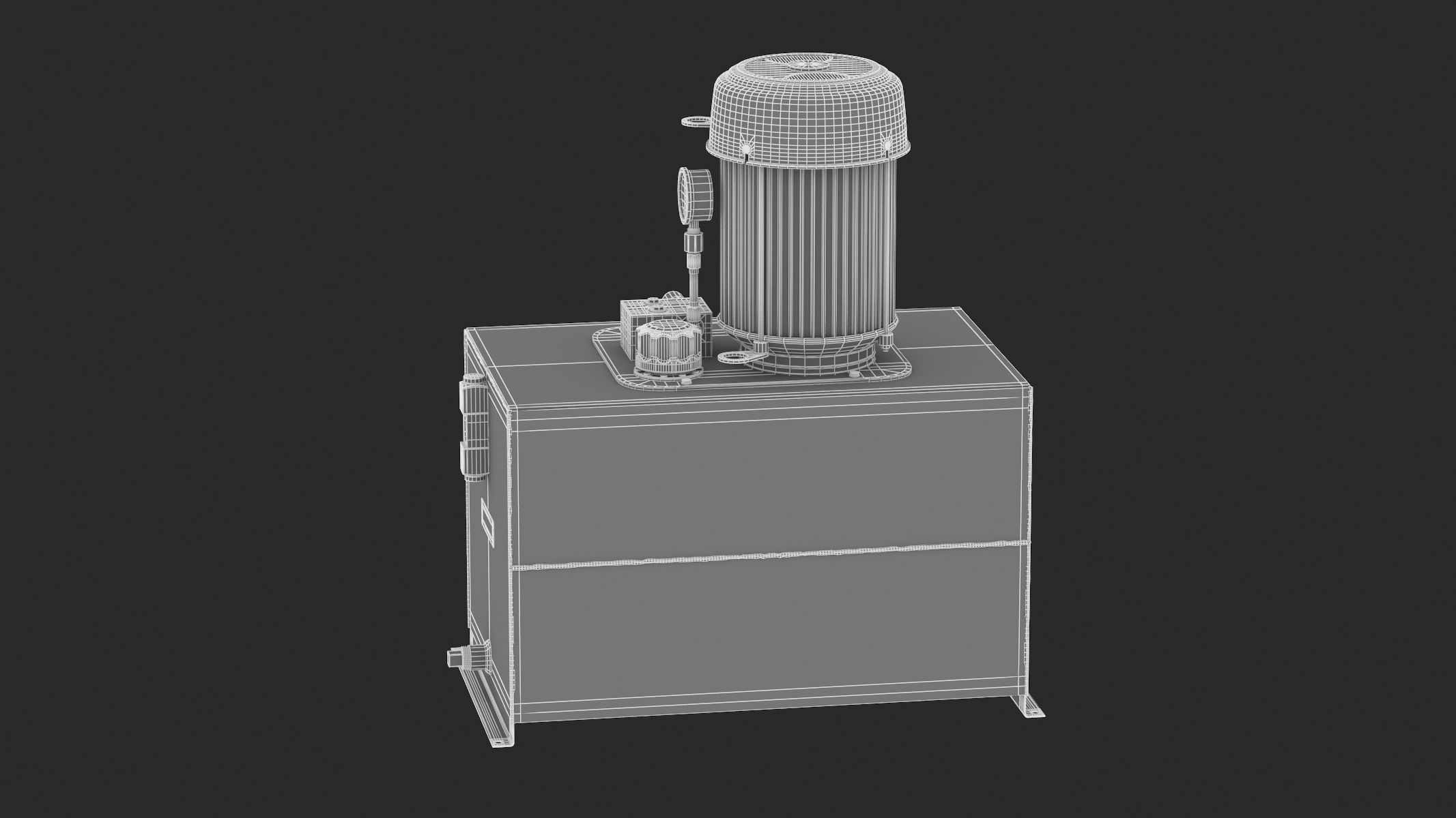Haldex AC Hydraulic Power System Self-Contained 3D model_21