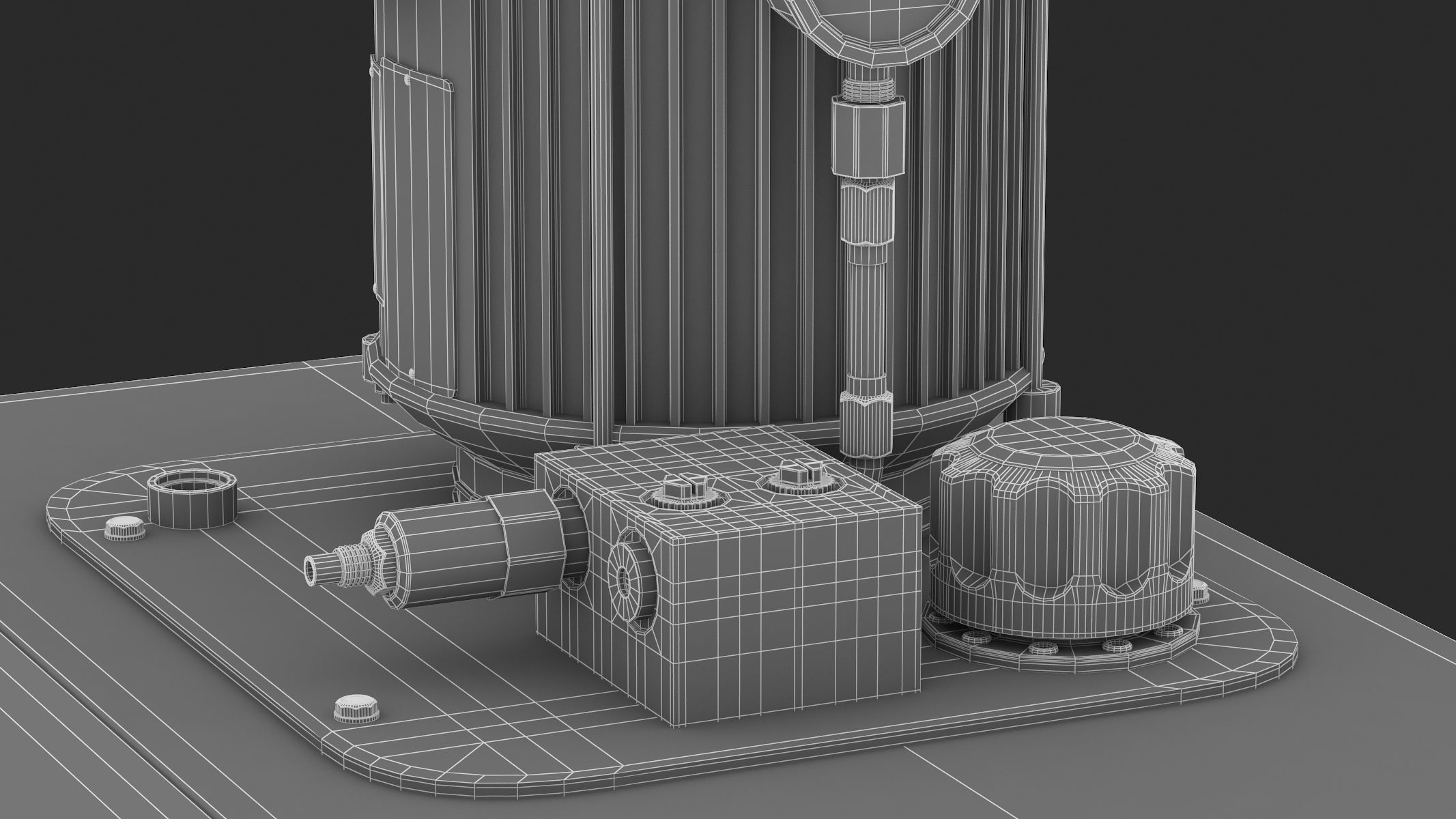 Haldex AC Hydraulic Power System Self-Contained 3D model_38