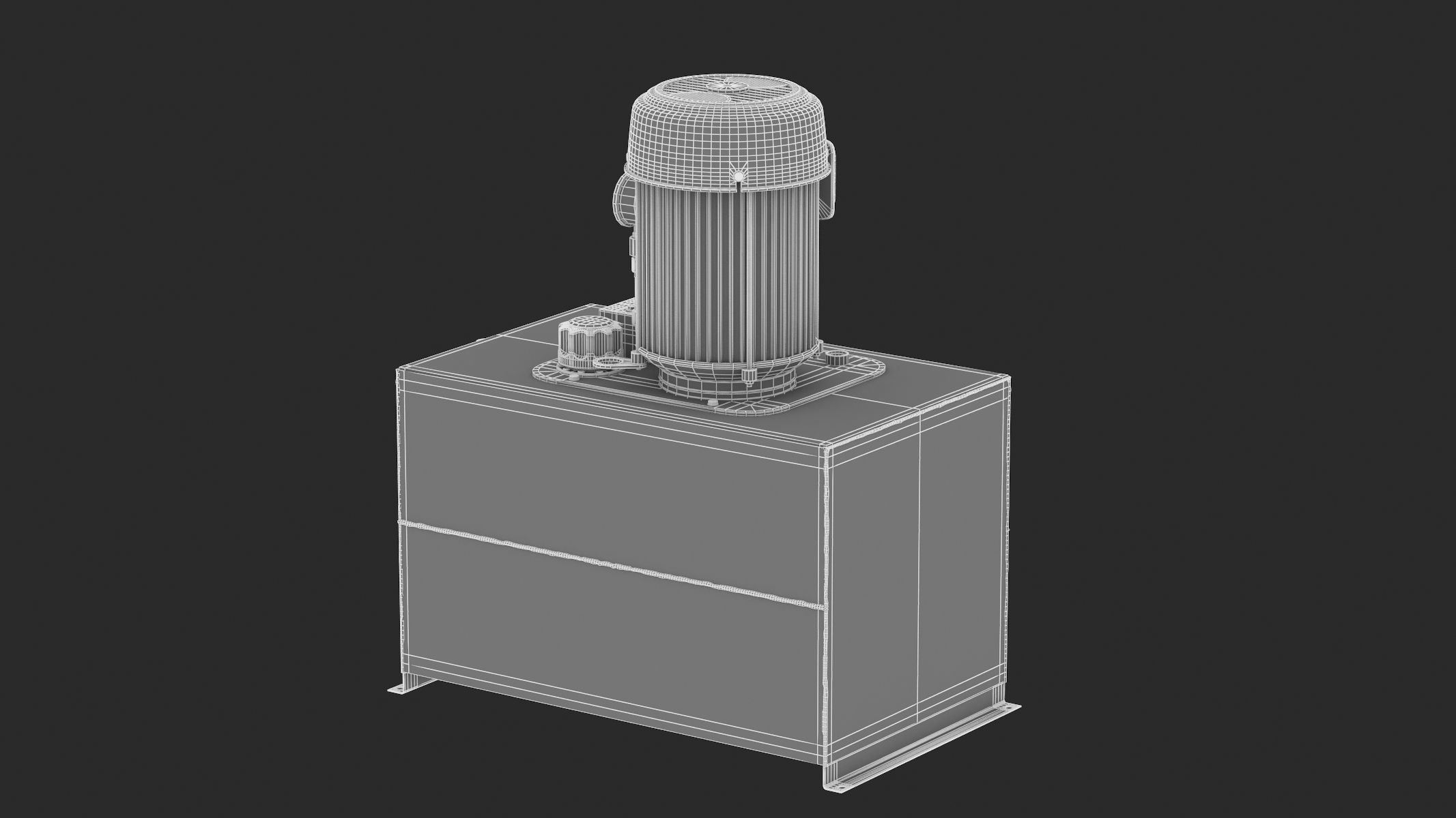 Haldex AC Hydraulic Power System Self-Contained 3D model_23